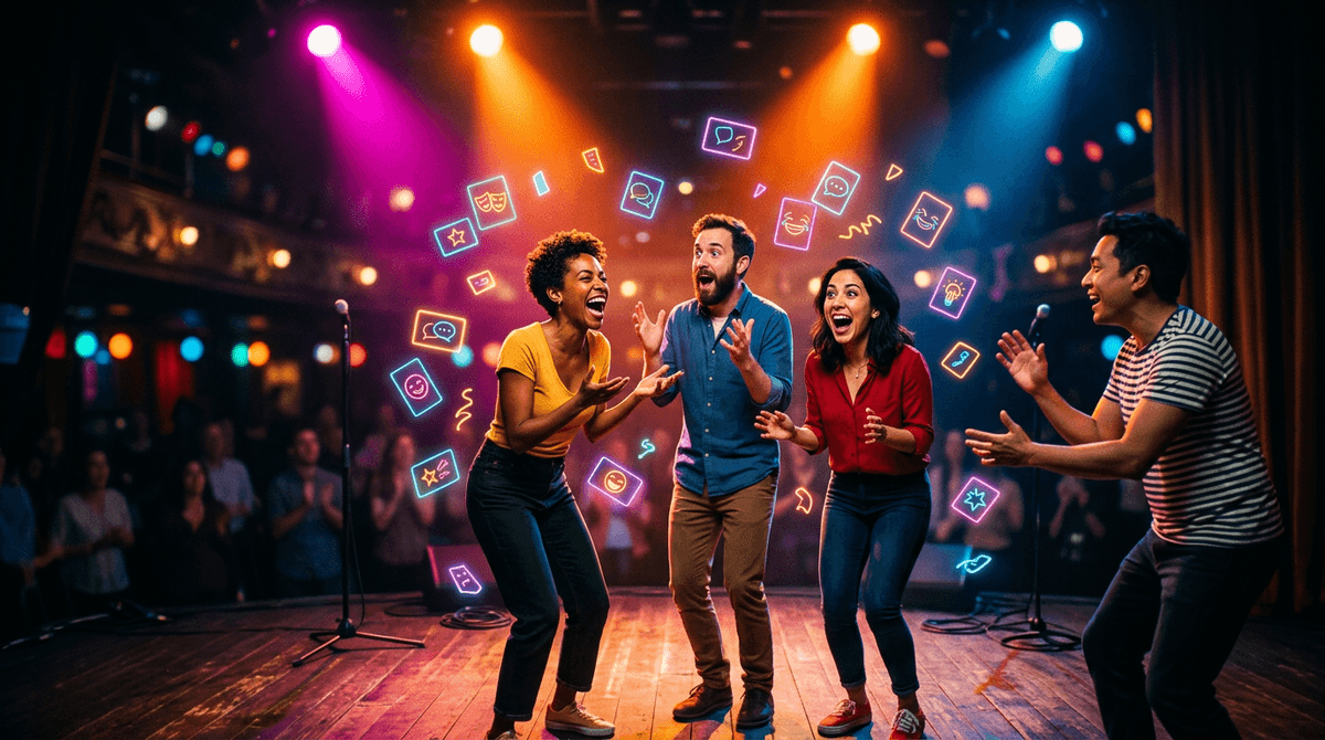 AI Improv Comedy Game Online — Play Free with Friends